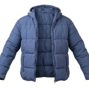 Blue non branded puffer